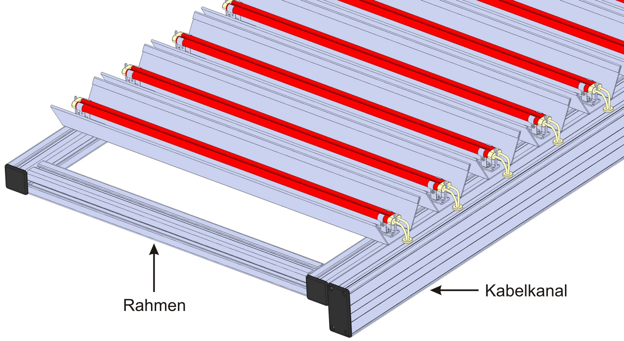 Infrared Heater Emitters and Accessoires Medium Wave Infrared Field IR Field Emitter-Hoods